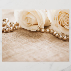 Prospectus 21,6 Cm X 24,94 Cm Rose et perles