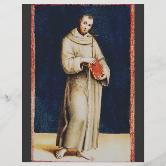 Prospectus 21,6 Cm X 24,94 Cm Saint François d'Assise par Raphaël Art de la Rena (Devant)