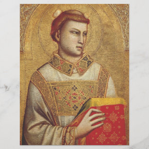 Prospectus 21,6 Cm X 24,94 Cm Saint Stephen par Giotto