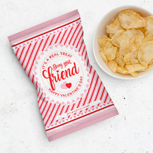 Prospectus 21,6 Cm X 24,94 Cm Saint-Valentin C'est un sac à chips