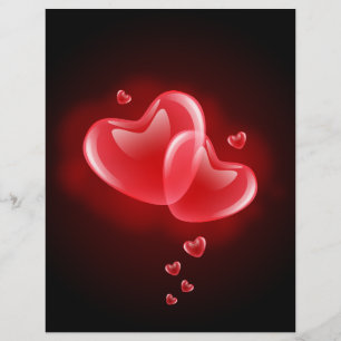 Prospectus 21,6 Cm X 24,94 Cm Saint Valentin, coeur éblouissant