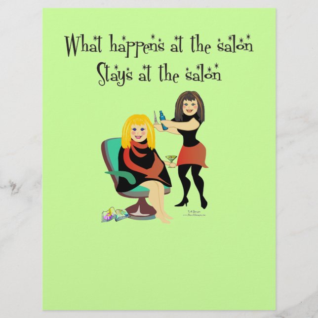 Prospectus 21,6 Cm X 24,94 Cm Salon de beauté Secrets (Devant)