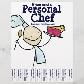 Prospectus 21,6 Cm X 24,94 Cm Si vous avez besoin d'un Chef Personnel ! Dépliant