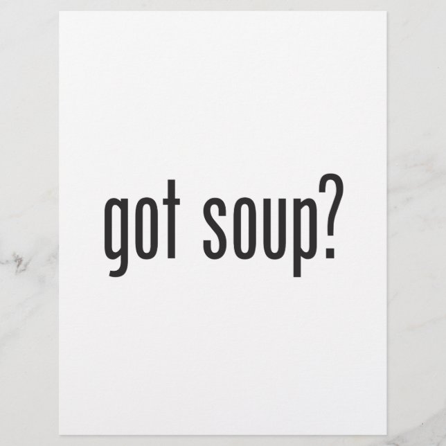 Prospectus 21,6 Cm X 24,94 Cm soupe (Devant)