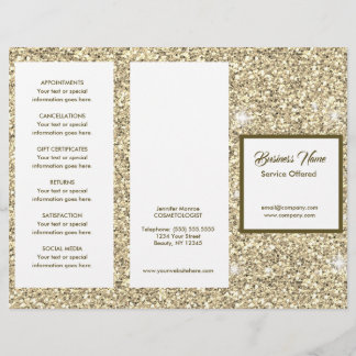 Prospectus 21,6 Cm X 24,94 Cm Spa d'or, massage, coiffeur Menu & Tarifs