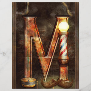 Prospectus 21,6 Cm X 24,94 Cm Steampunk - Alphabet - M est pour Moustache