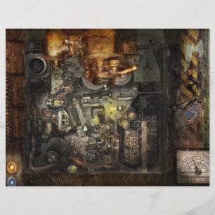 Prospectus 21,6 Cm X 24,94 Cm Steampunk - L'ordinateur à tourelle