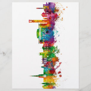 Prospectus 21,6 Cm X 24,94 Cm Stratford-upon-Avon England Skyline