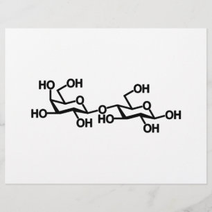 Prospectus 21,6 Cm X 24,94 Cm Structure de lait de lactose