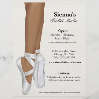Prospectus 21,6 Cm X 24,94 Cm Studio de ballet