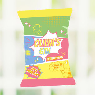 Prospectus 21,6 Cm X 24,94 Cm Superhero Anniversaire Fête Favoriser Chip Bag Wra