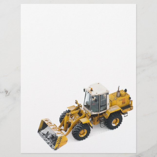 Prospectus 21,6 Cm X 24,94 Cm Suppression de la neige (Devant)