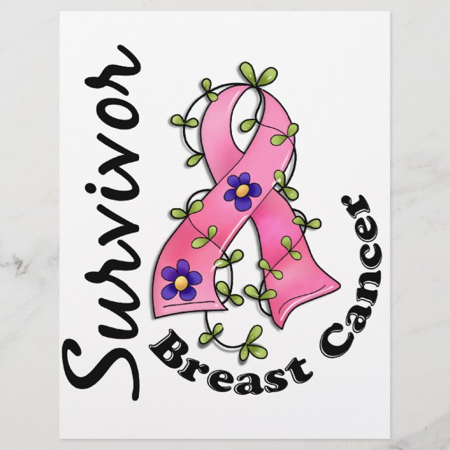 Prospectus 21,6 Cm X 24,94 Cm Survivant du cancer du sein 15 (Devant)