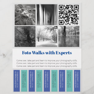 Prospectus 21,6 Cm X 24,94 Cm Tear Off Flyer Foto Walks
