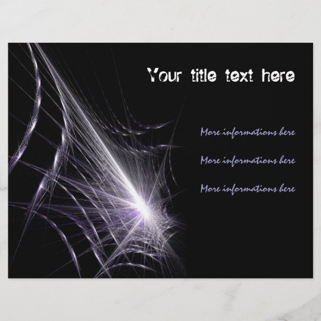 Prospectus 21,6 Cm X 24,94 Cm Toile d'araignée (Devant)