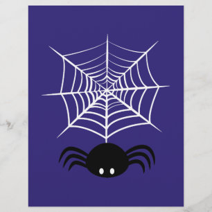 Prospectus 21,6 Cm X 24,94 Cm Toile d'araignée Halloween 