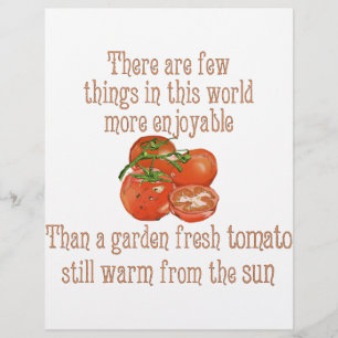 Prospectus 21,6 Cm X 24,94 Cm Tomates chauffées au soleil