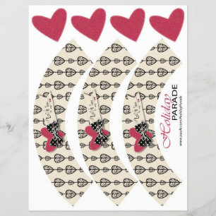 Prospectus 21,6 Cm X 24,94 Cm Touché Mon Coeur Cupcake Wrappers