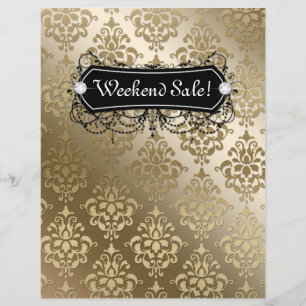 Prospectus 21,6 Cm X 24,94 Cm VENTE Circulaire Bijoux de mode Salon Maquillage O