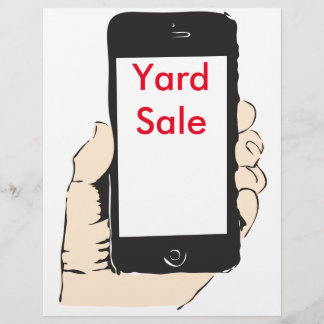 Prospectus 21,6 Cm X 24,94 Cm Vente de smartphones dans la cour
