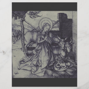 Prospectus 21,6 Cm X 24,94 Cm Vieille crèche og Jésus Christ