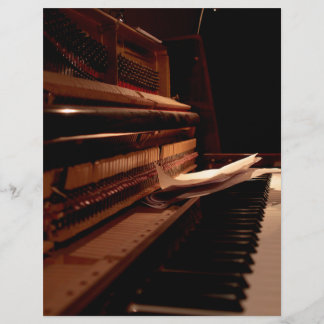 Prospectus 21,6 Cm X 24,94 Cm Vieux prospectus pour piano