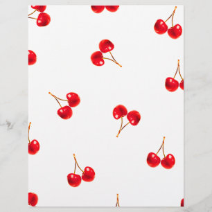 Prospectus 21,6 Cm X 24,94 Cm Vivid Cherry Motif