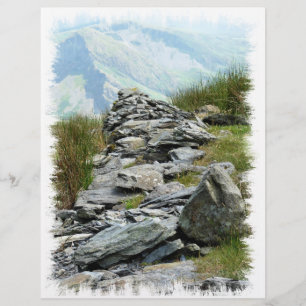 PROSPECTUS 21,6 CM X 24,94 CM VUES DU PAYS DE GALLES