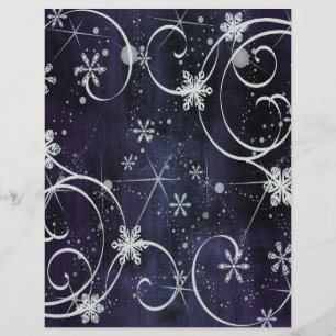 Prospectus 21,6 Cm X 24,94 Cm Winter Wonderland Papier à scrapbooking