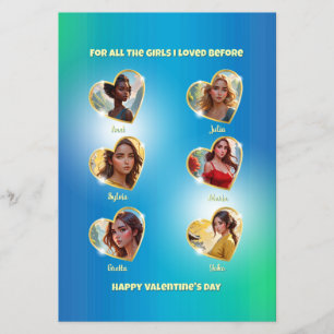 Prospectus Carte de Saint Valentin pour un Bachelorette