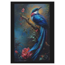 Circulaire aux oiseaux bleus