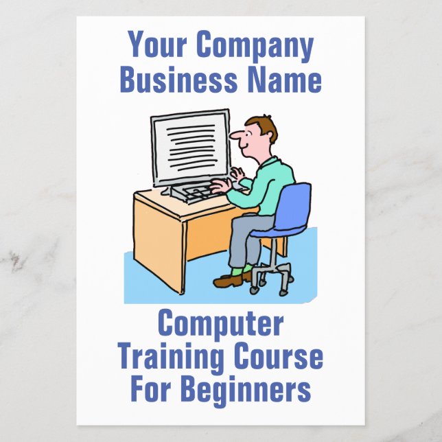 Prospectus Cours de formation informatique (Devant)