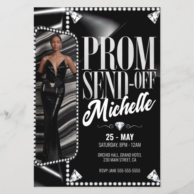 Prospectus do-it-yourself Elegant Prom Envoyer La Diplôme Pho (Devant)