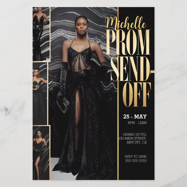 Prospectus do-it-yourself PROM Photo ENVOYER Luxueux Mode (Devant)