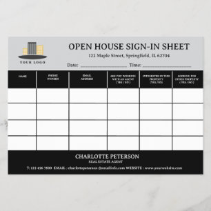 Prospectus Feuille de connexion Realtor Open House