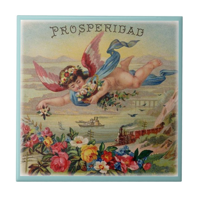 Prosperity Angel prosperidad tile (Front)