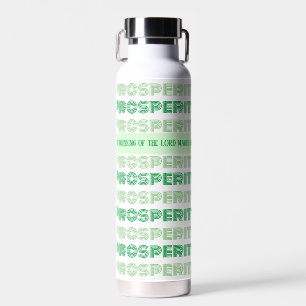 Prosperity Bible Verse Proverbs Water Bottle