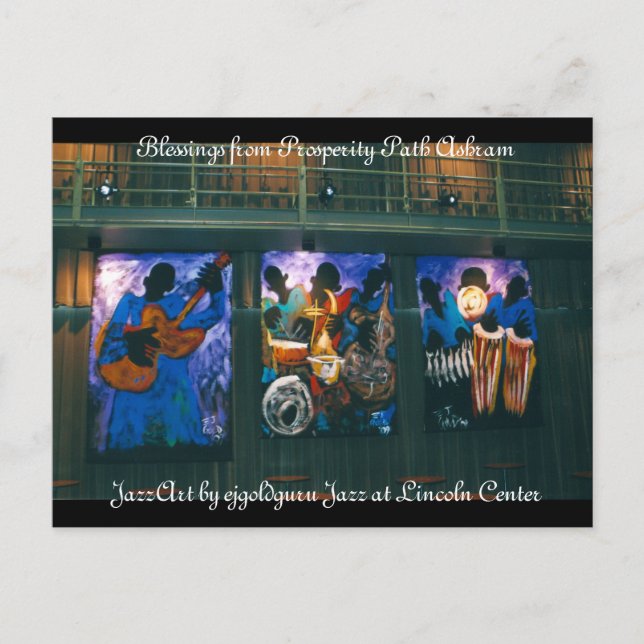 Prosperity Path Ashram Blessings Postcard (Front)