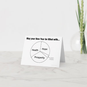 Prosperity Pie Chart Holiday Card