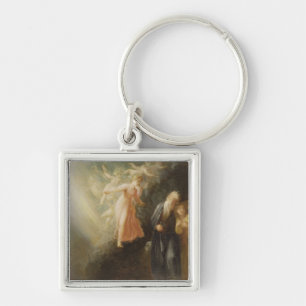 Prospero, Miranda and Ariel, from 'The Tempest', c Keychain