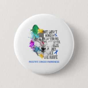 Prostate Cancer Awareness Ribbon Support Gifts 2 Inch Round Button