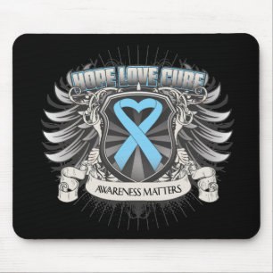 Prostate Cancer Hope Love Cure Mouse Pad