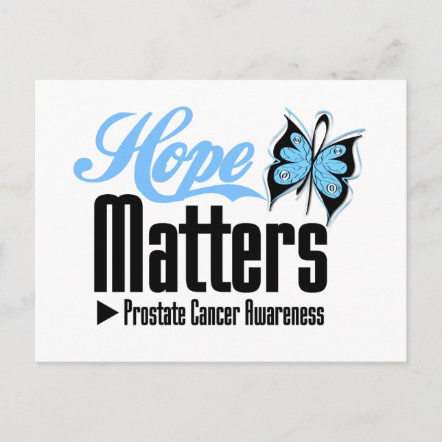 Prostate Cancer HOPE MATTERS Postcard (Front)