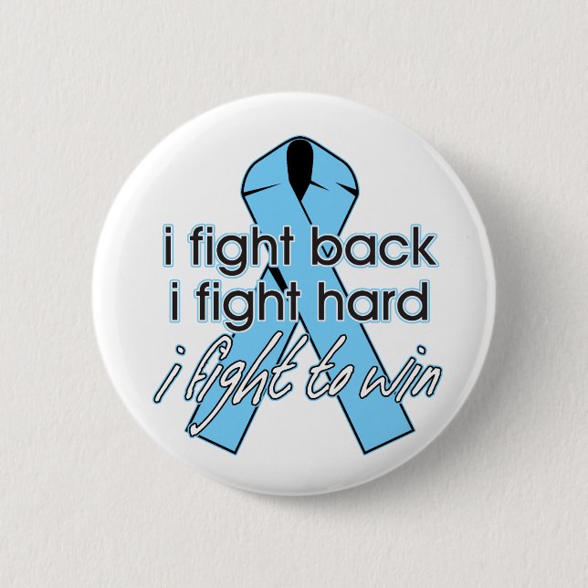 Prostate Cancer I Fight Back 2 Inch Round Button (Front)