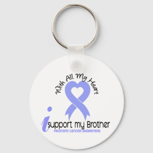 PROSTATE CANCER I Support My Brother Keychain