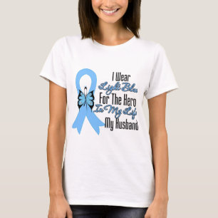 Prostate Cancer Ribbon Hero My Husband T-Shirt