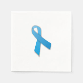Prostate Cancer Ribbon Napkins