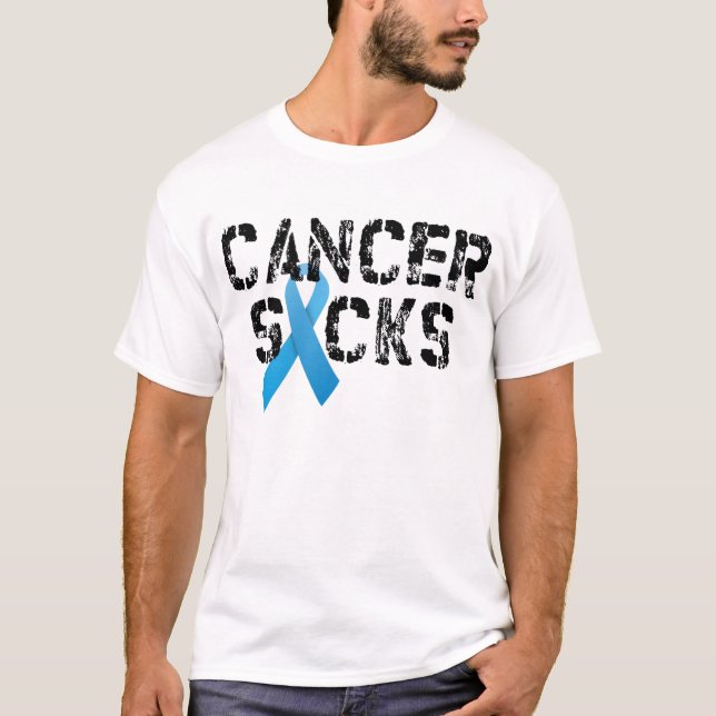 Prostate Cancer Sucks T-Shirt (Front)