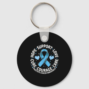 Prostate Cancer Support Family Prostate Cancer Awa Keychain