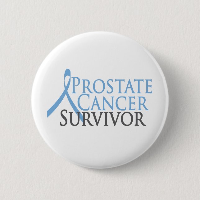 Prostate Cancer Survivor 2 Inch Round Button (Front)